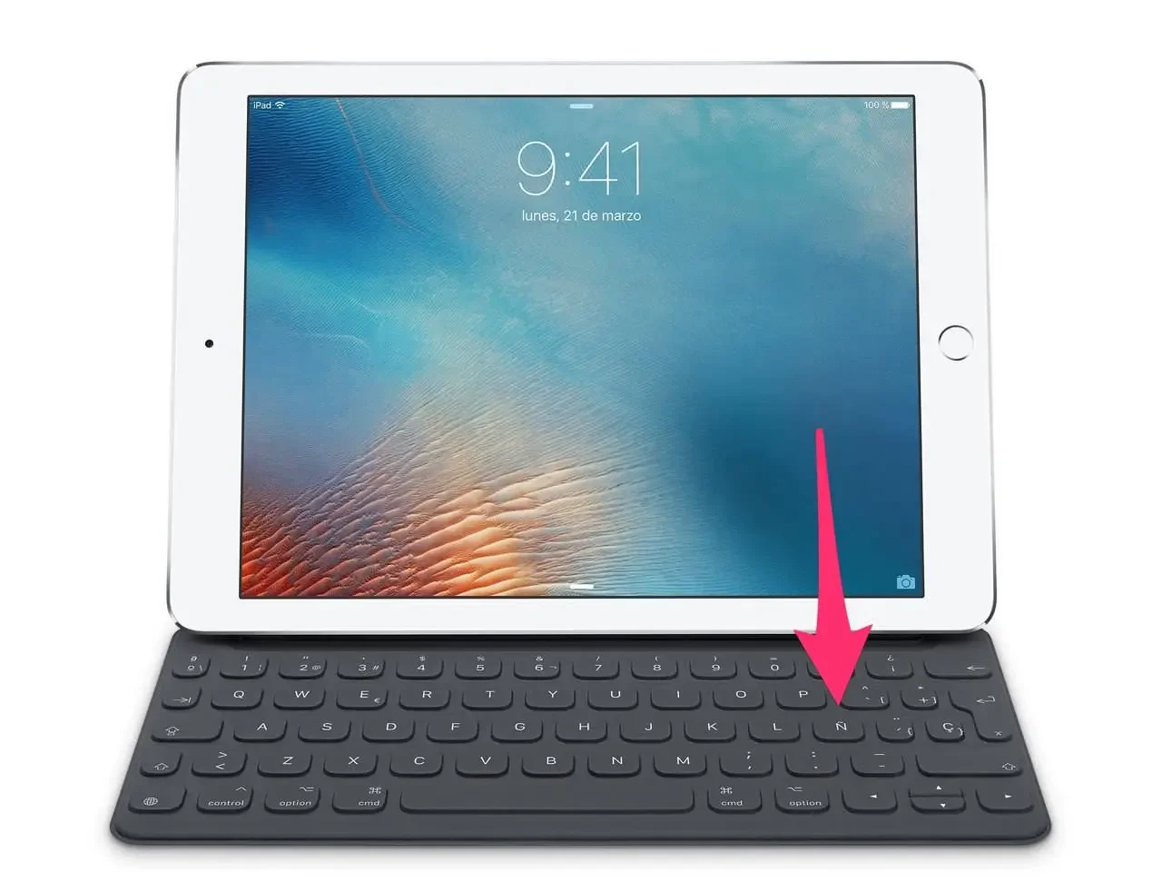 Smart keyboard iPad PRO español