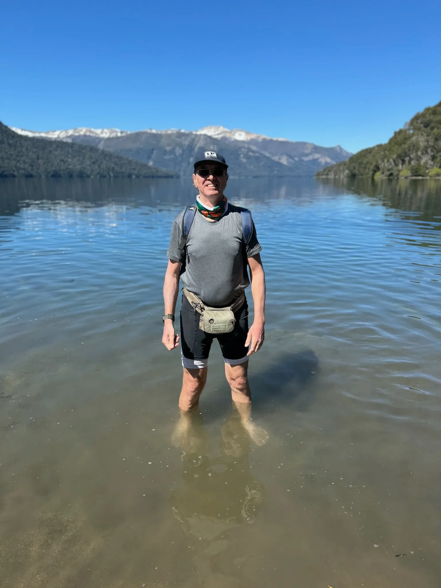 Parada en el Lago Traful para recuperar energías