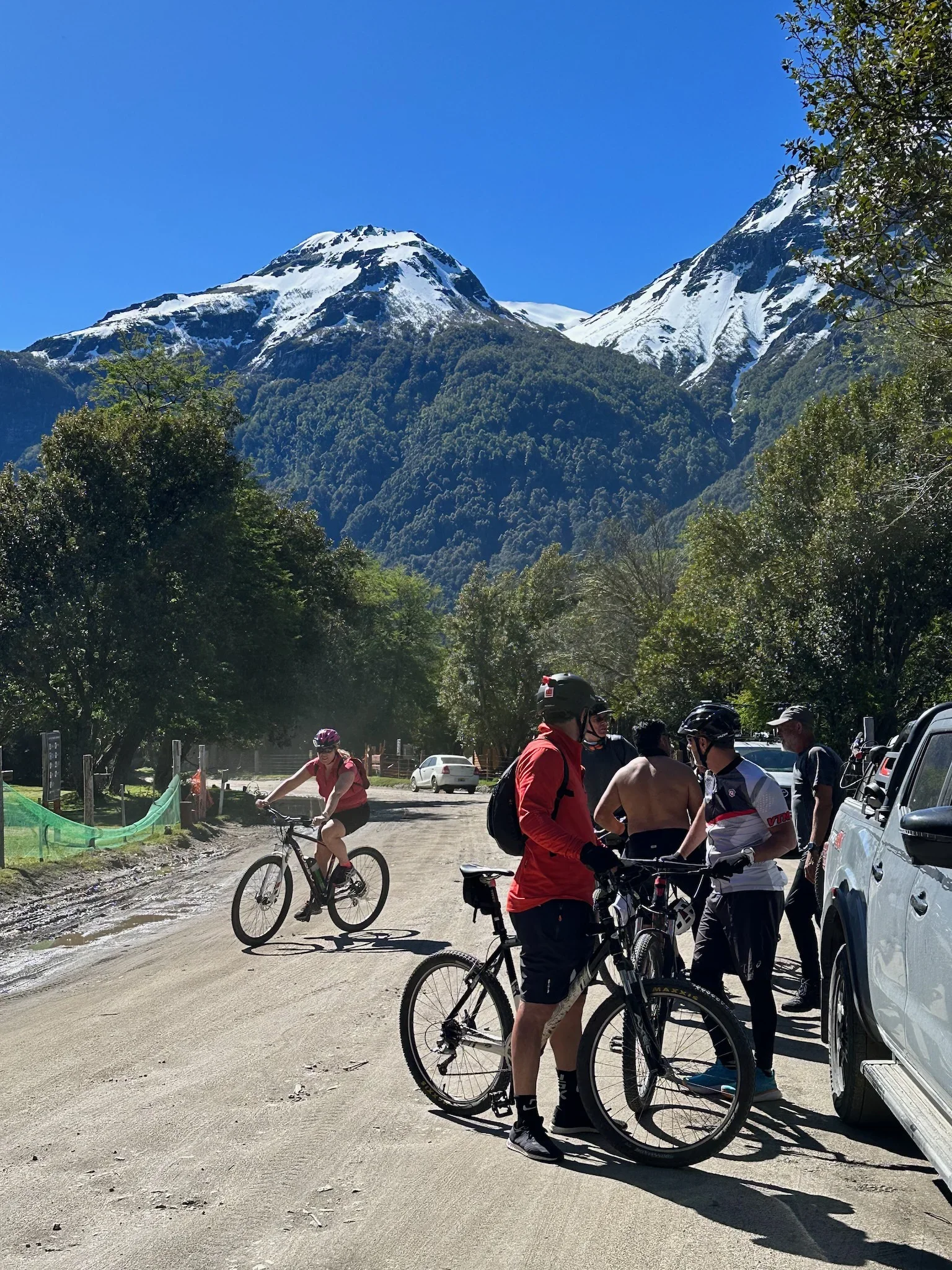Parada en el Lago Traful para recuperar energías