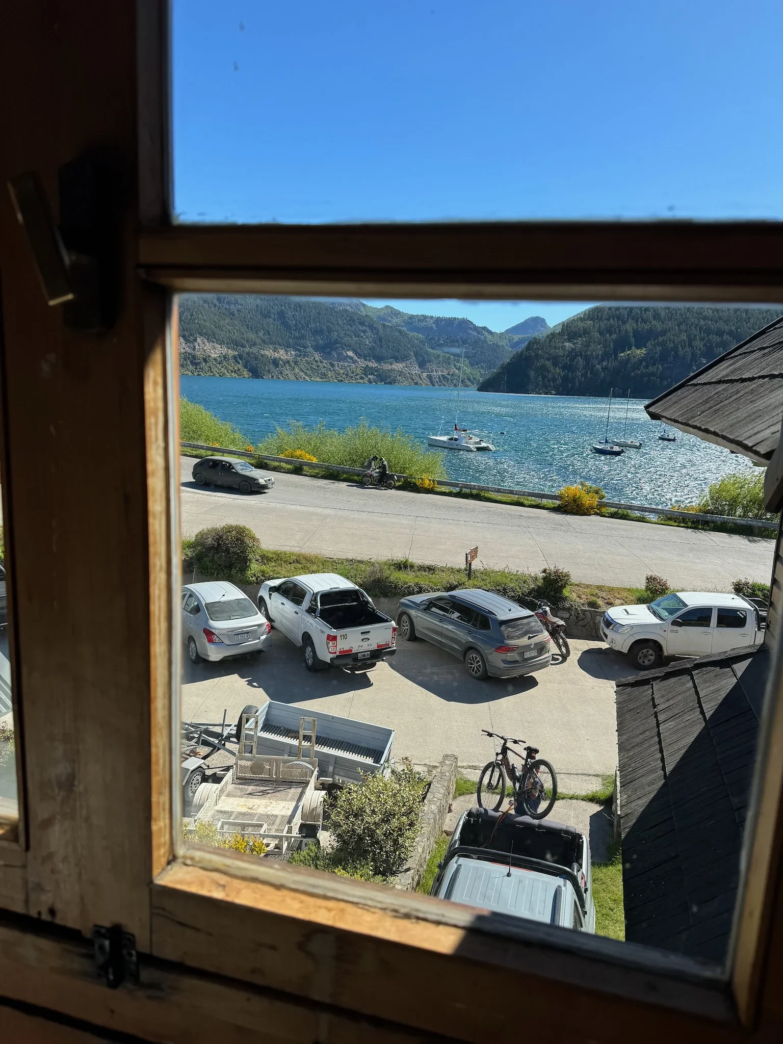 La vista en la casona de San Martín de los Andes