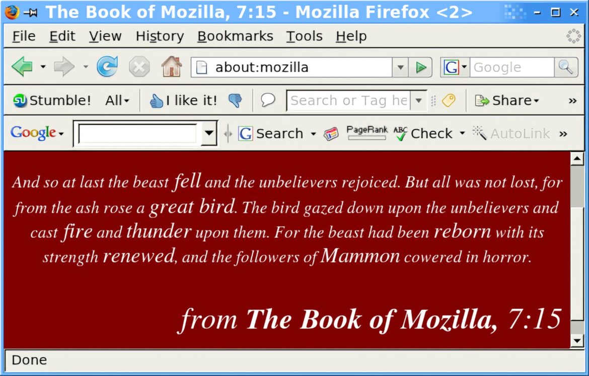 The book of Mozilla