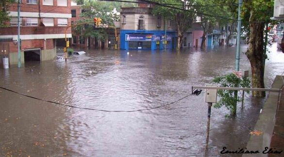 Inundación en Juan B Justo