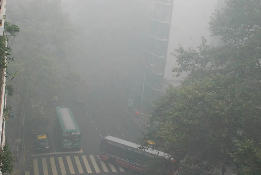 Humo en Capital Federal