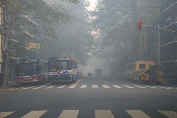 Humo en Capital Federal