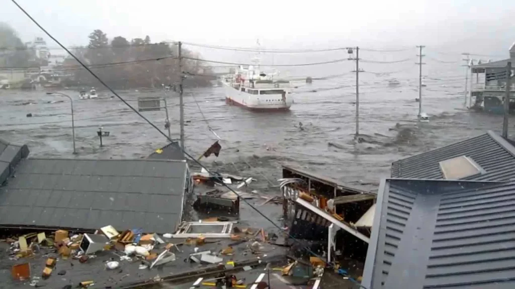 Tsunami en Kesennuma, Japón