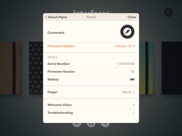 Actualizar firmware Pencil