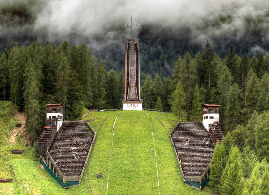 #1 Ski Jump Tower, Cortina D'ampezzo, Italy, 1956 Winter Olympics Venue