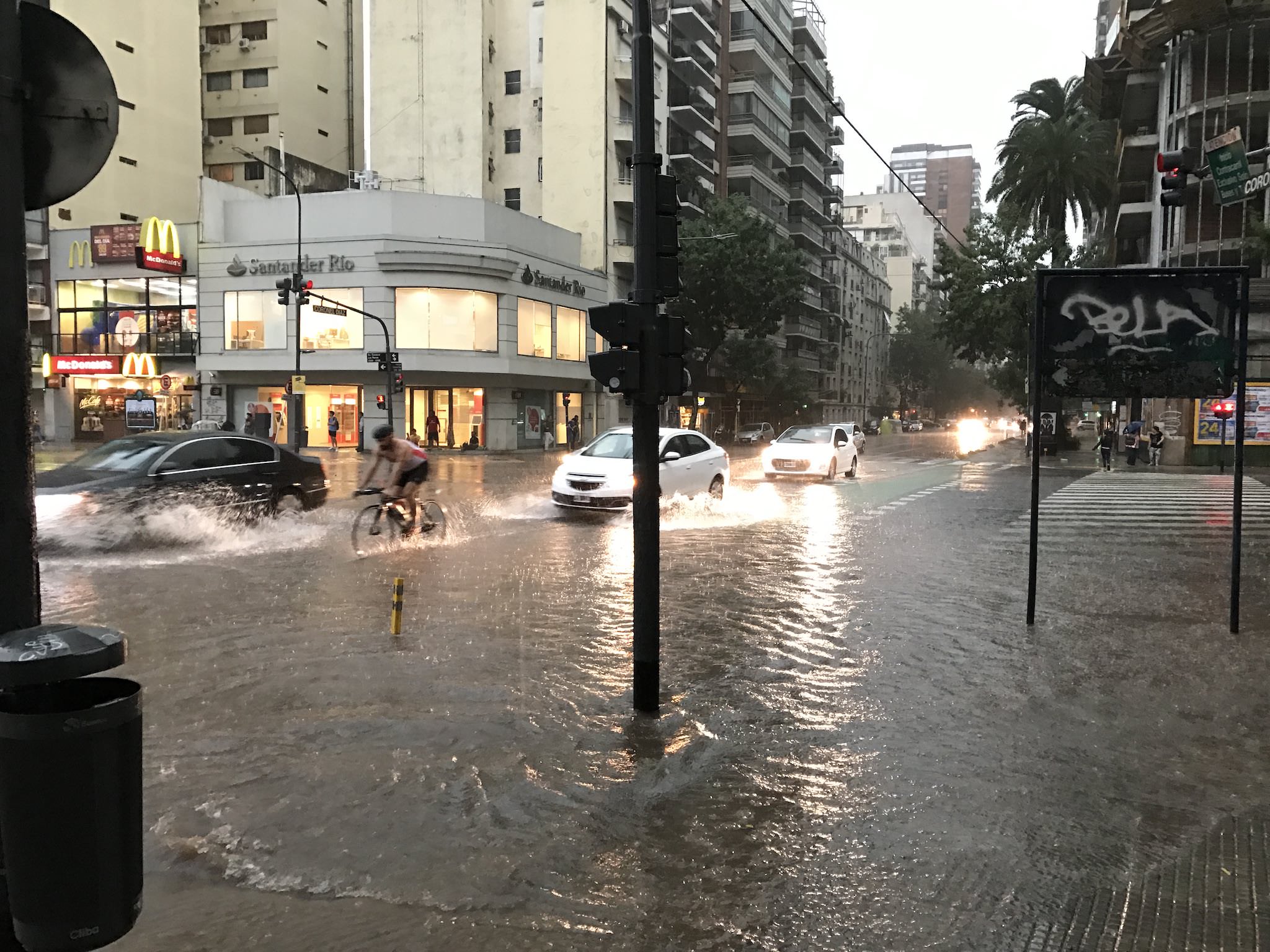 Inundación en Capital Federal