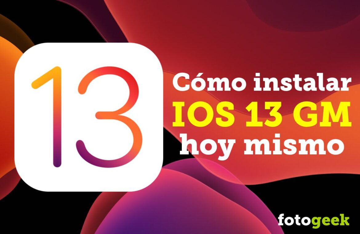 Instalar iOS 13 GM