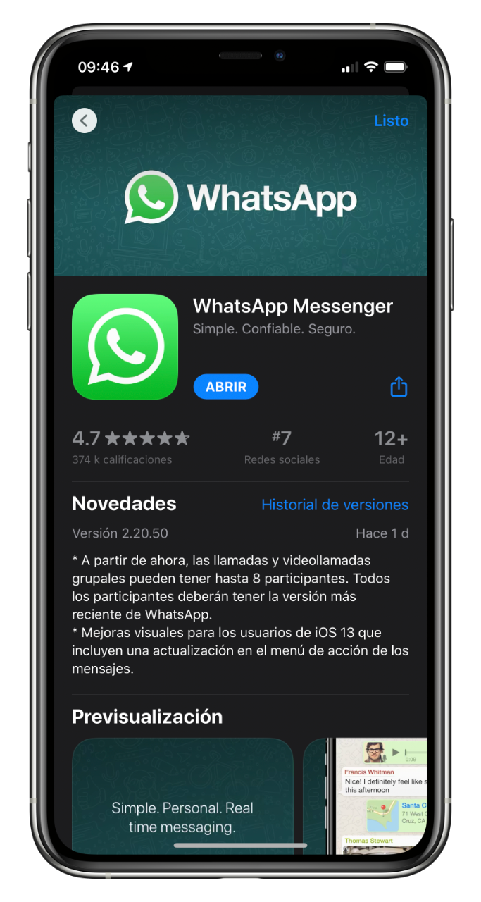 Whatsapp Aumenta El Límite De Participantes En Una Videollamada De 4 A 8 Personas Emiliano Elías 6624