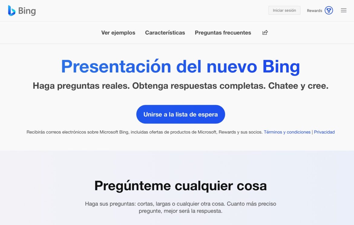 Microsoft Bing anuncia integración con OpenAI para su buscador
