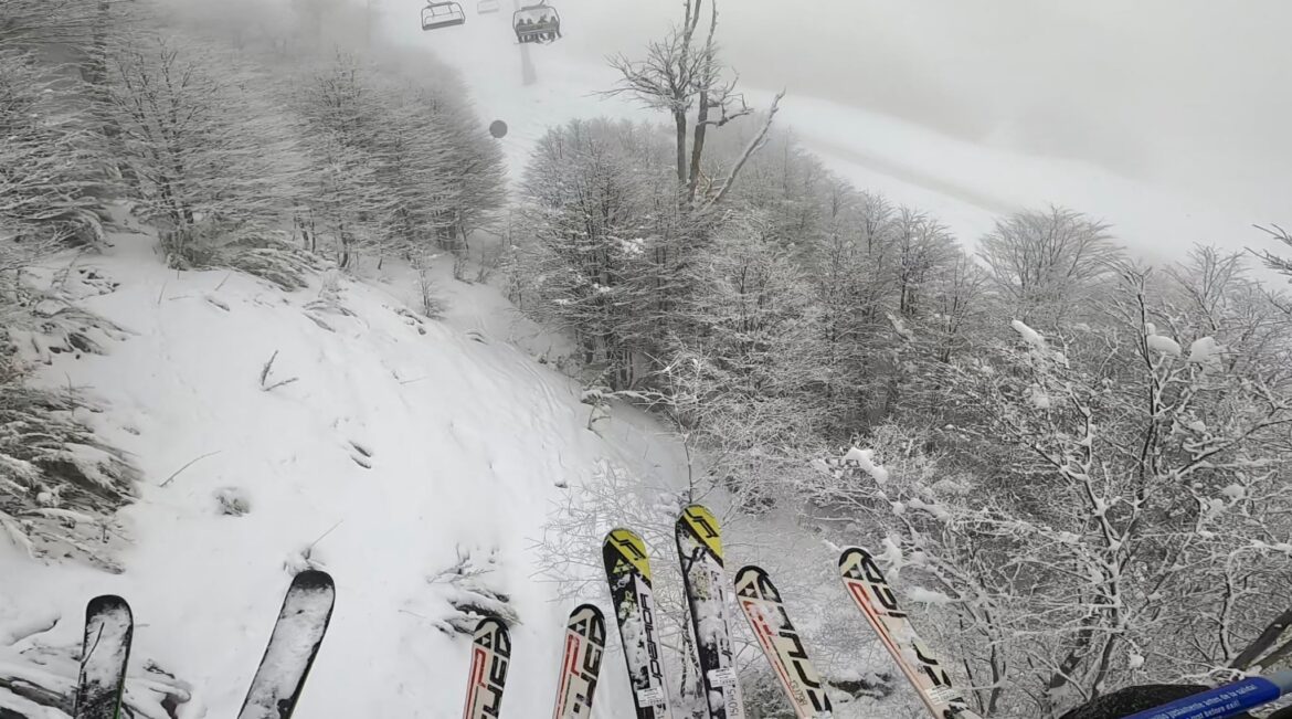 Esquiando en Cerro Chapelco