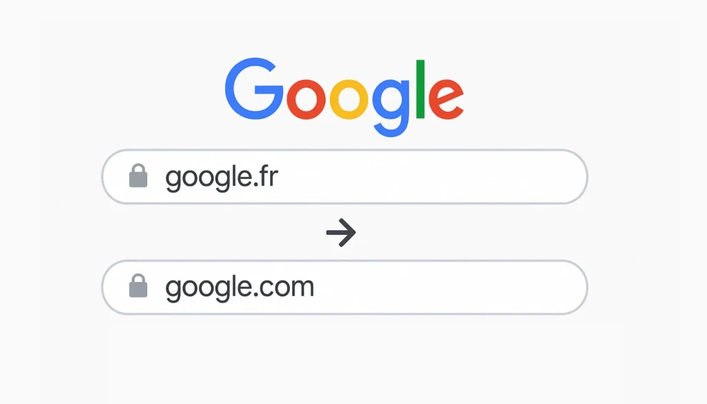 Google deja atrás sus dominios locales